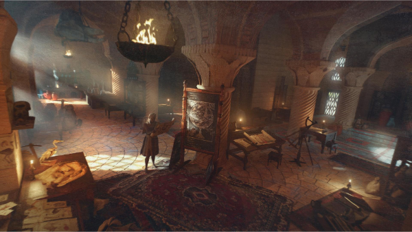 Interior de la bbilioteca